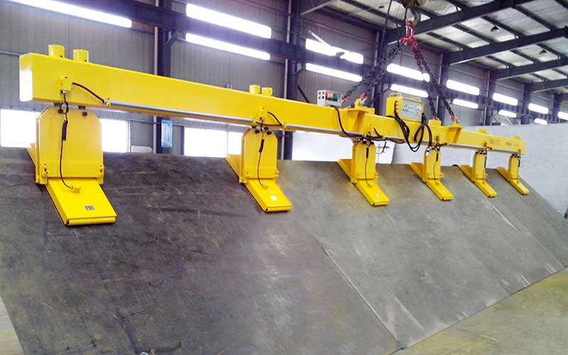 Electro permanent magnetic lifting for vertical steel handling